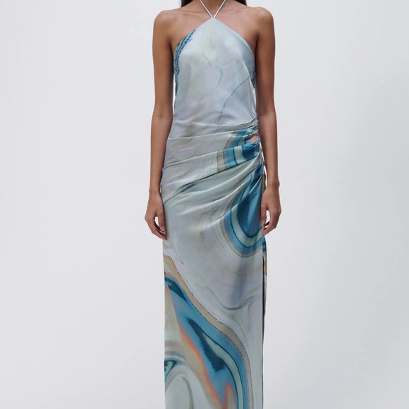 Jonathan Simkhai Dresses & Skirts - NWT Jonathan Simhkai Hansel Satin Gown in Laguna, Size 0